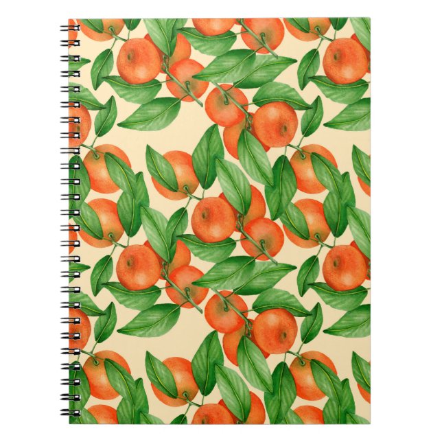 Mandarine Notizblock (Vorderseite)