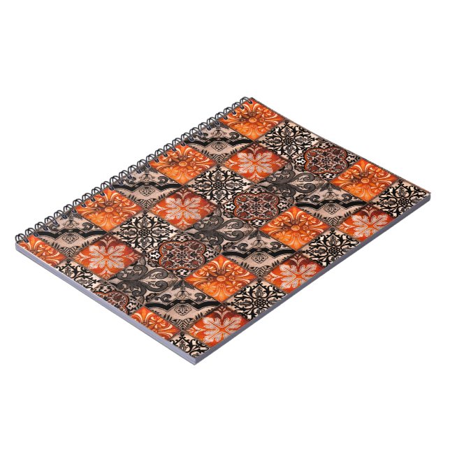 Mandarine Notizblock (Linke Seite)