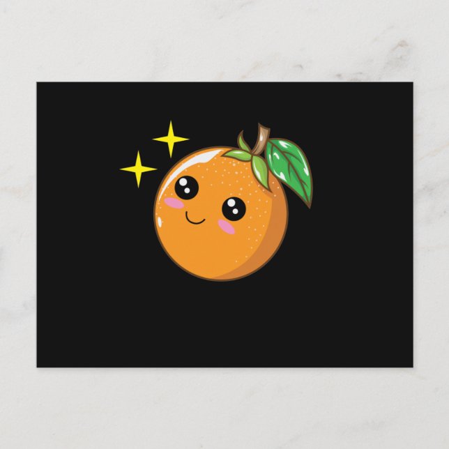 Mandarine Orange Postkarte (Vorderseite)
