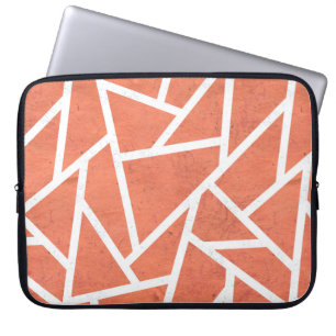 Mandarine-Orangenmosaik Laptopschutzhülle