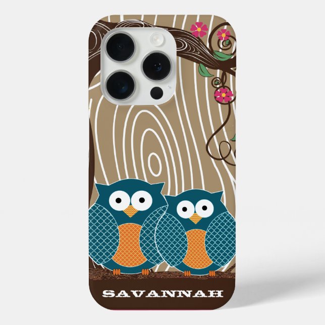 Mandarine Owl Wood Grain Tree Zig Zag Auswahl Farb title_seo2 (Rückseite)