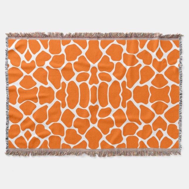 Mandarine Safari Giraffe Decke (Vorderseite)