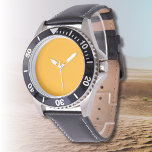 Mandarine Solid Color | Classic | elegant Armbanduhr<br><div class="desc">Mandarine Solid Color | Classic | elegant | Trendy | Stilvoll | Geschenk</div>