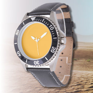 Mandarine Solid Color Classic elegant Armbanduhr
