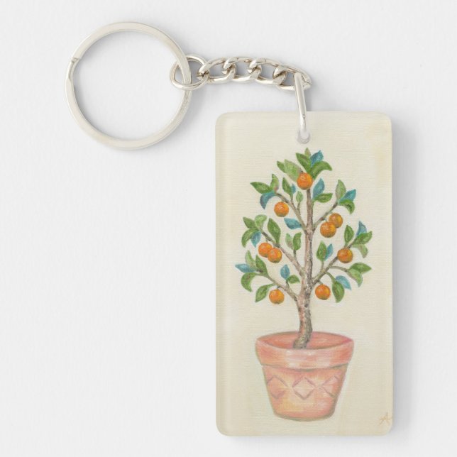 Mandarine Tree Schlüsselanhänger (Vorderseite)