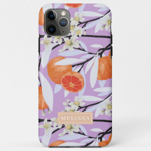 Mandarine Zitrusfrüchte blühende Zweige Blumenoran Case-Mate iPhone Hülle