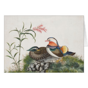Mandarinen-Enten-chinesische Malerei