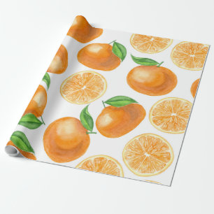 Mandarinen Geschenkpapier