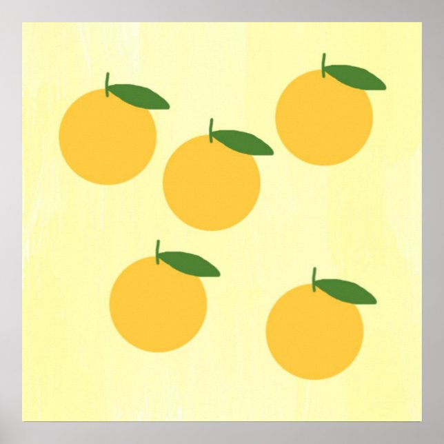 Mandarinen Malkunst Poster (Vorne)