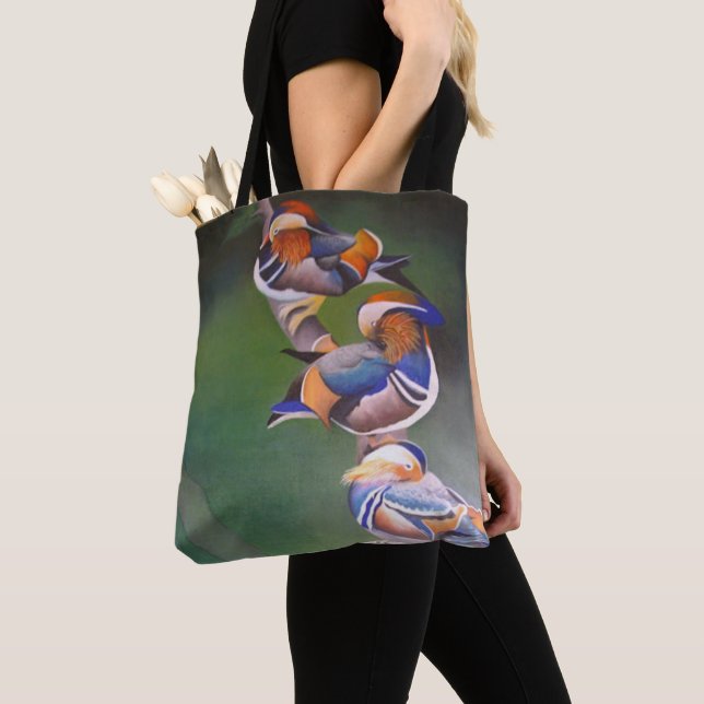 Mandarinenenten Tasche (Von Nahem)