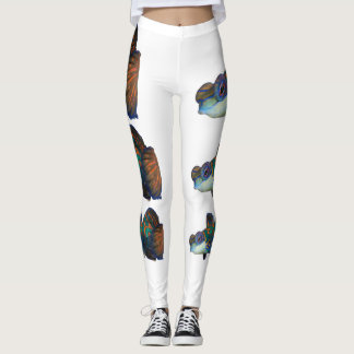 Mandarinenfisch Ausschnitt Leggings