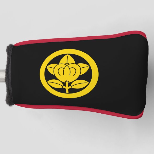 Mandarinenorange Golf Headcover (Vorderseite)