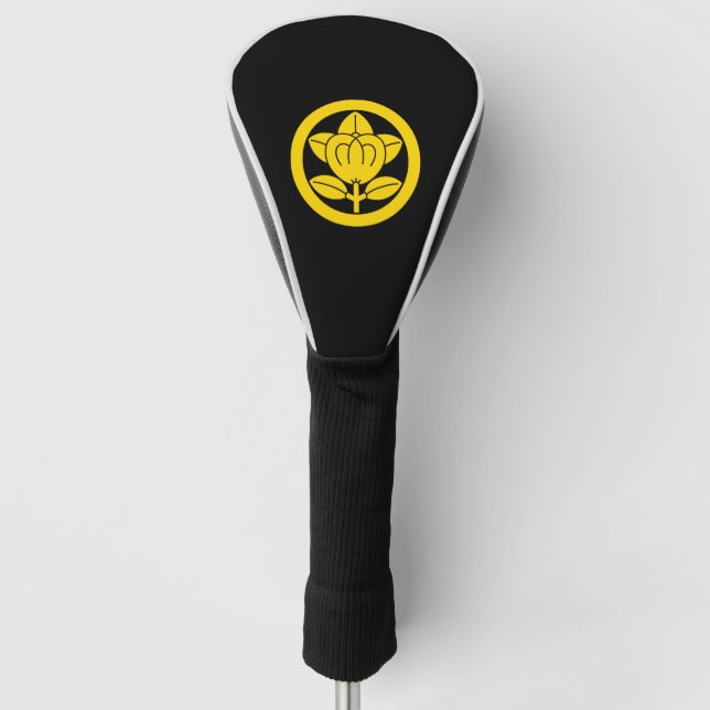 Mandarinenorange Golf Headcover (Vorderseite)