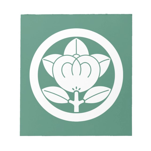 Mandarinenorange Notizblock (Vorderseite)