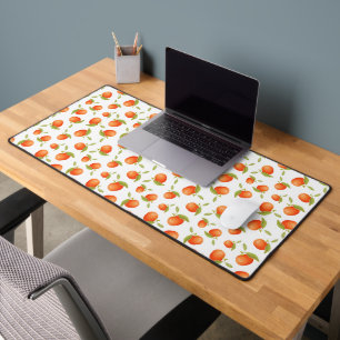 Mandarines sur un motif arrière - plan blanc