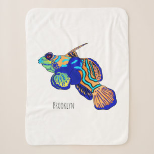 Mandarinfish Cartoon Illustration Sherpadecke