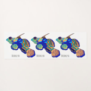 Mandarinfish Cartoon Illustration Yogamatte