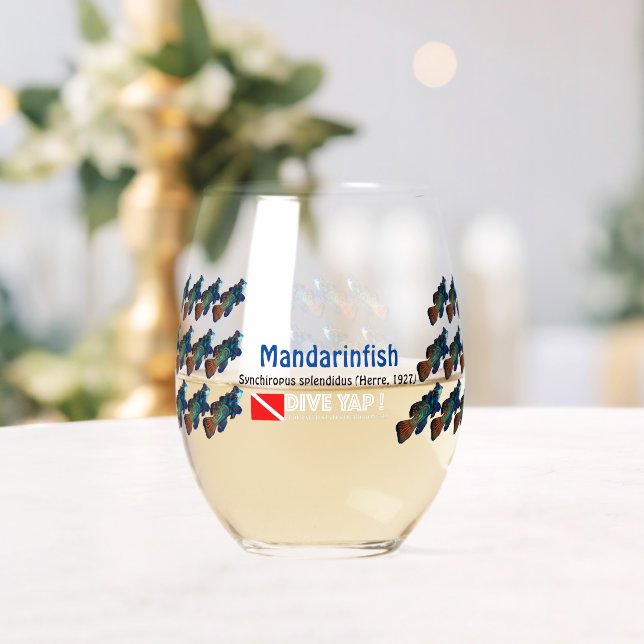 Mandarinfish Weinglas Ohne Stiel (Insitu (Hochzeit))