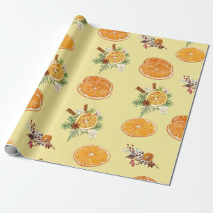 Mandarins Pattern Geschenkpapier