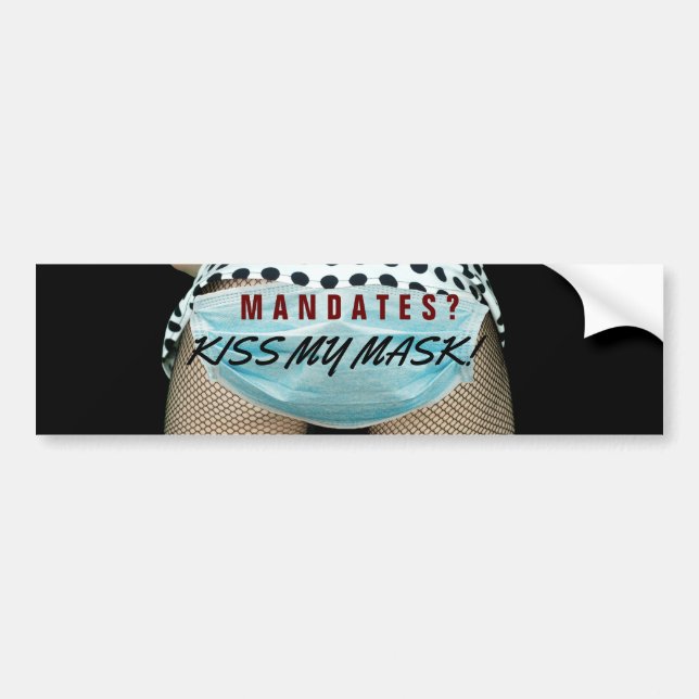 Mandat zur Bekämpfung von Maske und Impfstoff - Me Autoaufkleber (Vorne)
