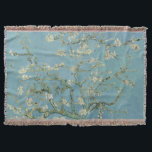 Mandel-Blüten durch Vincent van Gogh Decke<br><div class="desc">Mandel blüht durch Vincent van Gogh, Öl auf Leinwand 1890, ist eine Malerei der Niederlassungen eines Mandelbaums mit den kleinen, blühenden weißen Blumen gegen einen klaren und hellen blauen Himmel. Gemalt mit den Einflüssen des Impressionismus und des Japaners druckt in seinen flach gedrückten Farben und mutige, ausdrucksvolle Konturen, das Thema...</div>