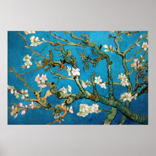 Mandel-Niederlassungen ausführlich Blüte, Van Gogh Poster