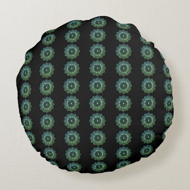 Mandela cushion rundes kissen (Rückseite)