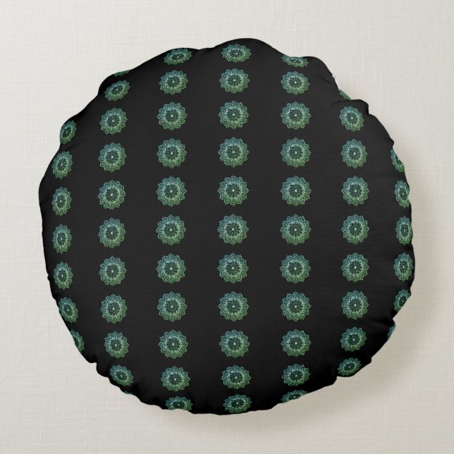 Mandela cushion rundes kissen (Rückseite)