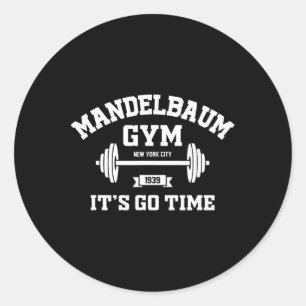 Mandelbaum Gym It's Go Time - Black Runder Aufkleber