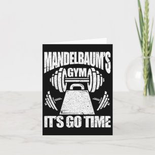Mandelbaums Gym Funny Bodybuilding Gym Workout Gi Karte