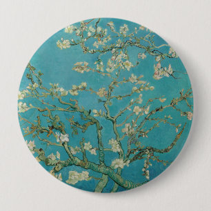 Mandelblüte, Ölmalerei, Vincent Van Gogh Button