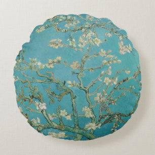 Mandelblüte, Ölmalerei, Vincent Van Gogh Rundes Kissen