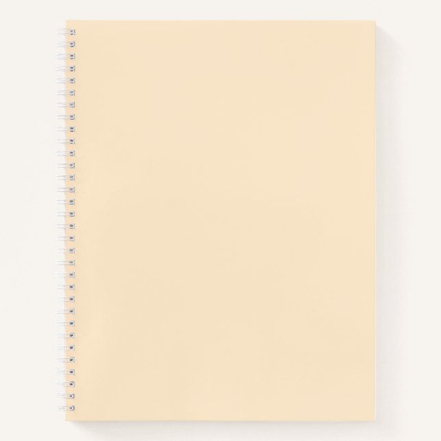 Mandelblüte (Vollfarbe) Notizbuch (Vorderseite)