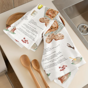 Mandelbread Mandelbrot Rezept Heirloom Teetücher Geschirrtuch