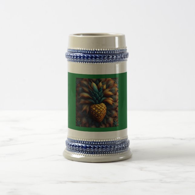 Mandelbrot-Ananas-Fraktal Bierglas (Mittel)