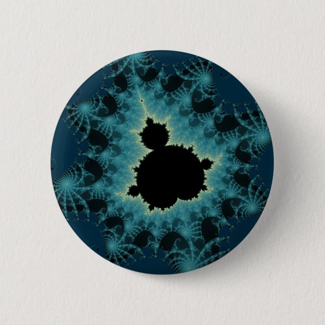 Mandelbrot Button (Vorderseite)