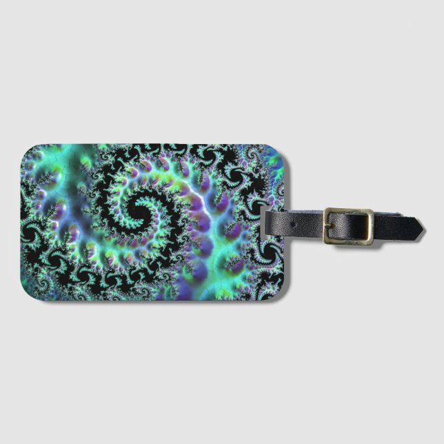 Mandelbrot Discovery Gepäcktag Gepäckanhänger (Vorderseite (Horizontal))