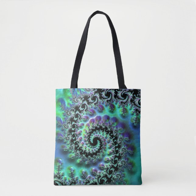 Mandelbrot Discovery Tote Bag Tasche (Vorderseite)