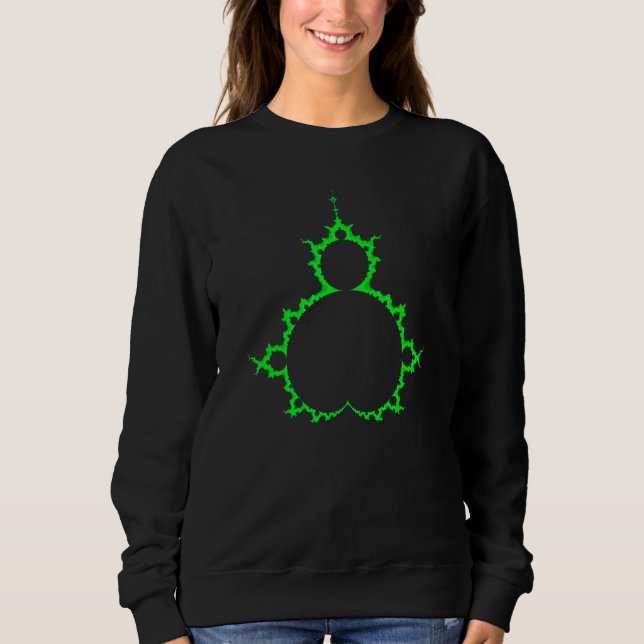 Mandelbrot fractal pattern sweatshirt (Vorderseite)