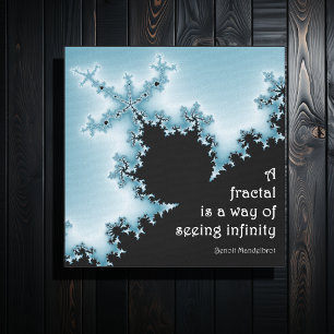 Mandelbrot Fraktal art Leinwanddruck