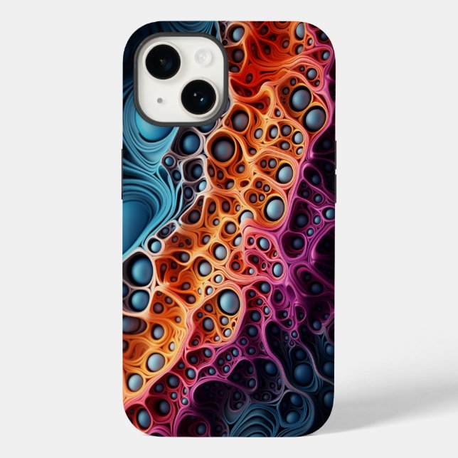 Mandelbrot Fraktal Julia Set Case-Mate iPhone 14 Hülle (Rückseite)