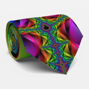 Mandelbrot Fraktal Necktie Krawatte