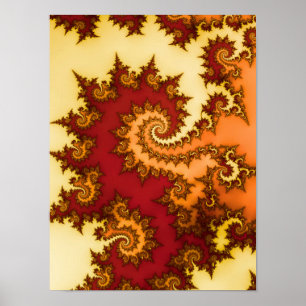Mandelbrot-Fraktal Poster