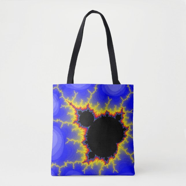 Mandelbrot Fraktal Tasche (Vorderseite)