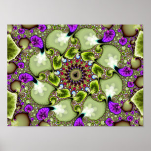Mandelbrot Fraktal Zoom Poster