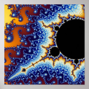 Mandelbrot Fraktal Zoom Poster