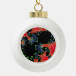 Mandelbrot Garden Keramik Ball Dekoration Kugel-Ornament