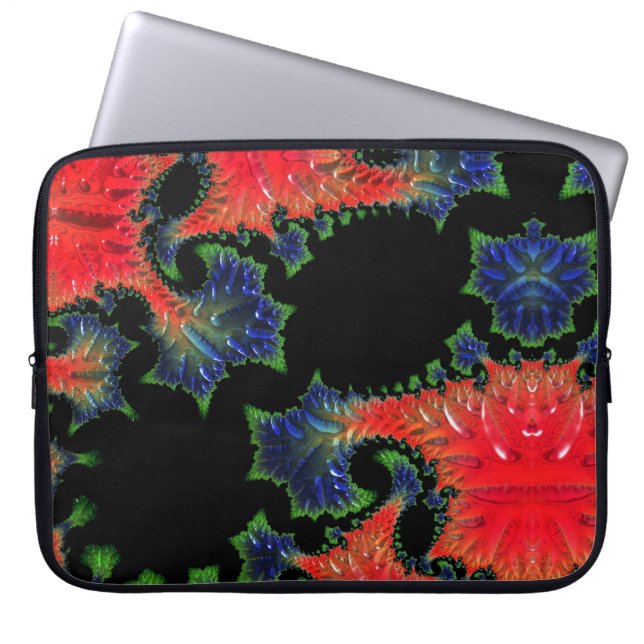 Mandelbrot Garden Laptop Cover (Vorderseite)