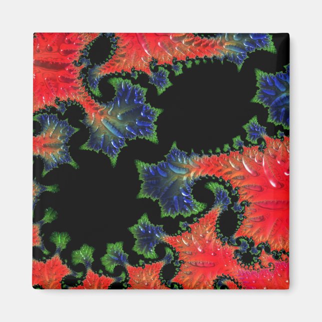 Mandelbrot Garden Magnet (Vorne)