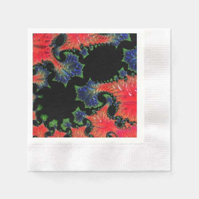 Mandelbrot Garden Napkins Serviette (Vorderseite)